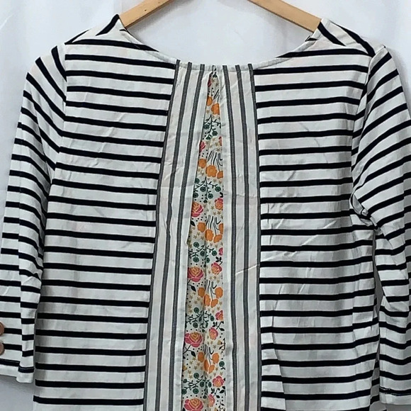 Women’s Matilda Jane With Joanna Gaines 3/4 Sleeves Striped Tunic Size Small EUC - Picture 6 of 8